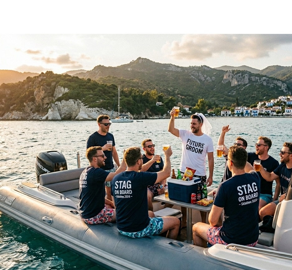 Bachelor party on board